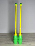 CHACOTT Булавы резиновые комбинированные 455 мм 462 Green x Yellow