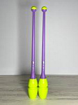 CHACOTT Булавы резиновые комбинированные 410 мм 377 Yellow x Purple