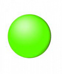 Мяч 18 см одноцветный Heleon лайм