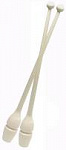 Pastorelli булавы вставные одноцветные Маша 45.2 см белый