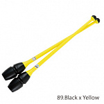 89 (162) Chacott булавы комбинированные 410 мм Black ? Yellow (Желтые с черными головками)