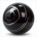 Pastorelli мяч KISS & CRY 18 см Black_Gold FIG
