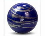 Pastorelli мяч KISS & CRY 18 см Blu_Silver FIG