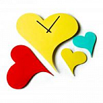 XODEEV TIME часы Сердце коллекция лето 2021 комплект жёлтый