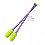 377 CHACOTT Булавы резиновые комбинированные 455 мм Yellow x Purple