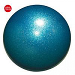 Chacott мяч 18,5 301503-0013-98 Jewelry Ball Мяч ювелирный с блёстками 523 Turquoise Blue